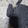 black handbag with matching purse Image 2