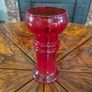 Vintage Tamara Aladin Kielo Red Glass Vase Image 2