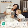 Machine Washable Rugs 90x150 cm Vintage Area Rug Low Pile Anti-Slip Carpet with Print Pattern for Living Room Bedroom Home Office Indoor Beige/Blue/Orange Image 6