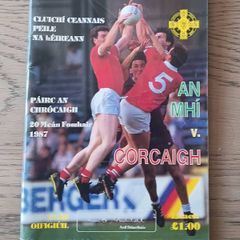 Meath v Cork 1987 Match Programme