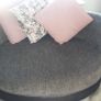 Grey 2 seater Cuddler Couch Image 2