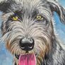 Irish Wolfhound - oil painting Image 4