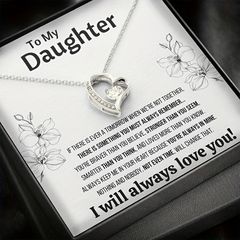 Daughter Love Heart Necklace