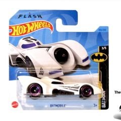Hot Wheels White Batmobile Batman The Flash Diecast Car Brand New Sealed