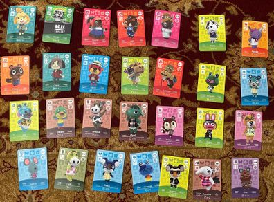 Series 1 Animal Crossing Amiibo Cards