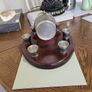 Mullingar pewter cask and 6 shot glasses Image 7