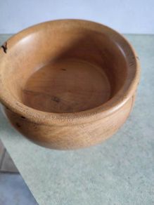 Hand Turned  Spalted Beech small Bowl.