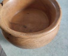 Hand Turned  Spalted Beech small Bowl.