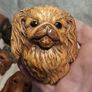 10 X 1950's Bosson's Chalkware Dog Heads Image 3