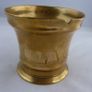 Antique Brass Pestle & Mortar, Small Bell-Shaped Apothecary Style 8.5cm Tall. Image 6