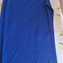 Blue top and skirt with split up side Image 5