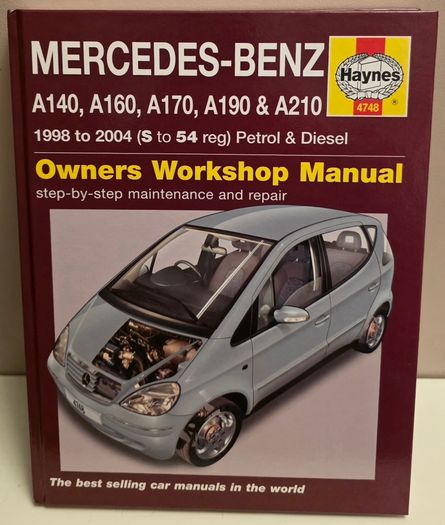 Mercedes Benz A140 A160 A170 A190 A210 Petrol Diesel '98-'04 Repair Manual