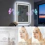 LED Bathroom Mirror with Lights,Bluetooth Dual Speaker,Anti-Fog,3 Color Temperature,Dimmable Brightness,Memory Function,Waterproof,Wall Mount Design,Tempered Glass (3 Light Modes, 50Lx70W CM) Image 4