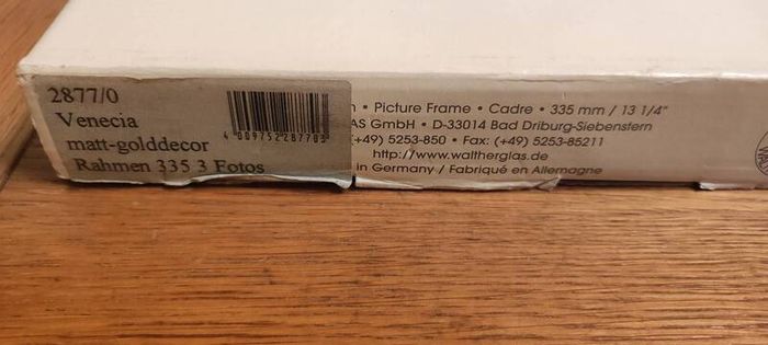Mikasa Princess Ornate Cut Photo Picture Frame Triple Oval 3 Open 3.5x4.5 NEW