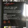 Carving Tray and Lifting Fork Set - BNIB Image 3