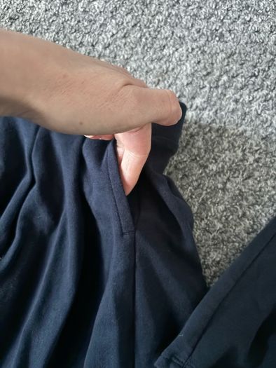 Navy M and S jersey skirts