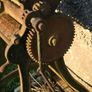 Antique Oil Cake Mill - Thompson Brothers  Vexford Antique Milling Machine Image 7
