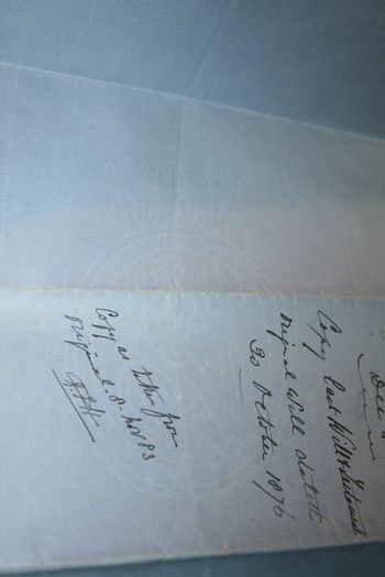 Antique Last Will 1876