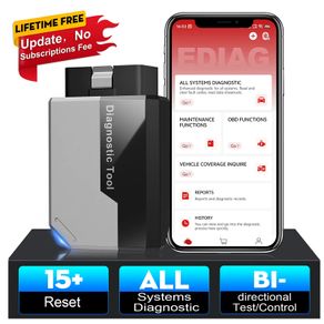 KINGBOLEN Ediag Elite Lifetime free Car Diagnostic Tools All system 15 Resets Bi-directional Test Auto Scanner OBD2