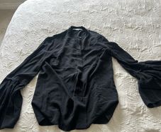 Stella McCartney Black Silk Blouse EU 40