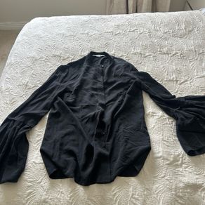 Stella McCartney Black Silk Blouse EU 40