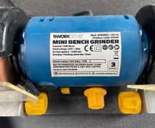 Workzone 120W Variable-Speed Mini Bench Grinder & Rotary Tool
