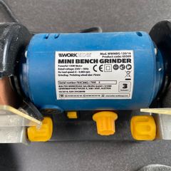 Workzone 120W Variable-Speed Mini Bench Grinder & Rotary Tool