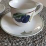 2x Noritake Paradise Footed Cups and Saucers Keltcraft Image 2