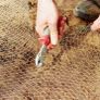 Chicken Wire Mesh Roll, PVC Coated Hexagonal Wire Mesh Fencing, Wire Poultry Netting, 1m x 50m, Hole Size: 13mm, Grey Image 5