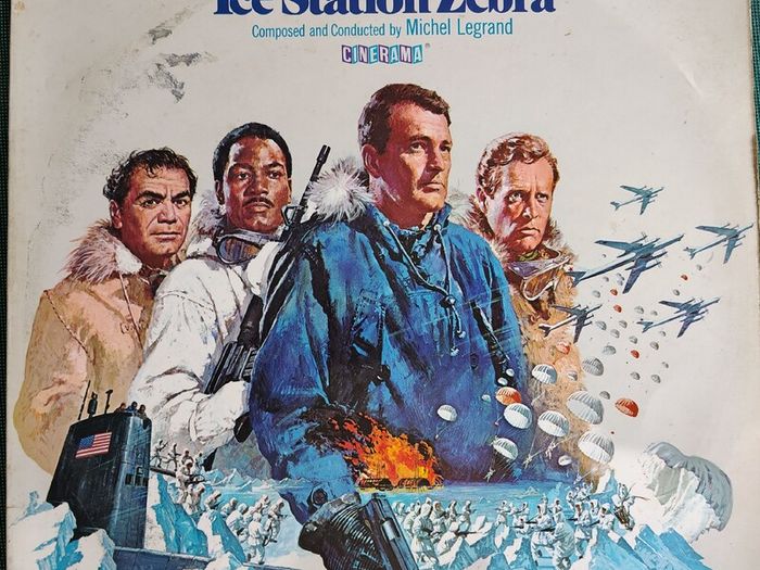 Michel Legrand - Ice Station Zebra Vinyl LP (1968) UK 1st Pressing Soundtrack Score EX+