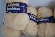 25%wool Lemon and Blue yarn knitting crochet crafts