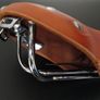 Heritage Cromo Premium Leather Saddle 280Mm 170Mm - Honey - See more at: http://lookyourbike.com/heritage-cromo-premium-leather-saddle-280mm-170mm-honey Image 3