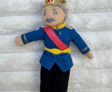 The Puppet Company King plush approx. 15 cm. Used Please see photos