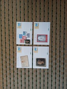 Special postcards issued to mark 150th anniversary of the Penny Black stamp in 1990