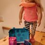 Our Generation Doll and travel case - all parts included & like new Image 2