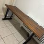 Walnut veneer desk Image 3
