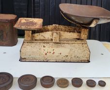 vintage kitchen scales