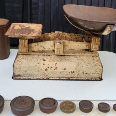 vintage kitchen scales