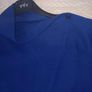 Vibrant Royal Blue Poncho Image 3