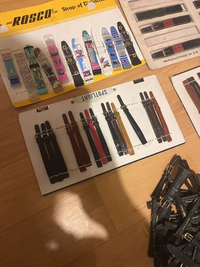 Assortment of watch straps