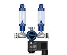 Aquario BLUE TWIN Professional - two aquariums with solenoid valve