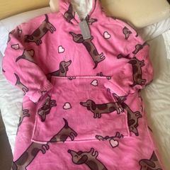 Wearable Blanket - Oversized Hoody - Daschund design - NEW