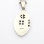 925 Vintage Abstract Silver Necklace Image 3