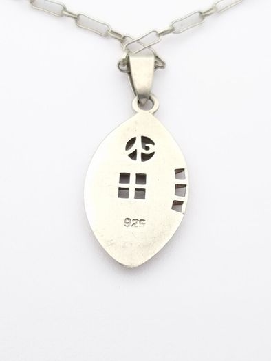 925 Vintage Abstract Silver Necklace