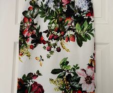 Anonyme Floral Skirt - Size 42 - Lined - Beautiful Botanical Print