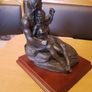 Irish Vintage Genesis Cast Bronze 'Diarmuid & Grainne' Fine Arts Sculpture Image 2