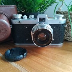 Zarya Cla'D Refurbished, USSR Russian 35mm Leica Copy film camera, 0076869