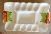 Vintage Ceramic Deviled Egg Tray