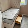 New Stylish single ,Double 4ft, 4ft6, King 5ft And 6ft Superking Sizes Divan Beds Instock. Drawers And Optional Tufted Mattresses Available. Free Delivery Image 3