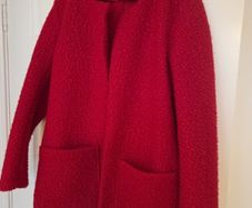 Stunning Red Teddy Coat /Jacket